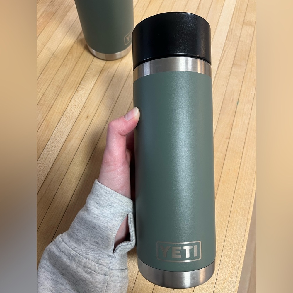 YETI Olive Green Tumblers with Commuter Lid